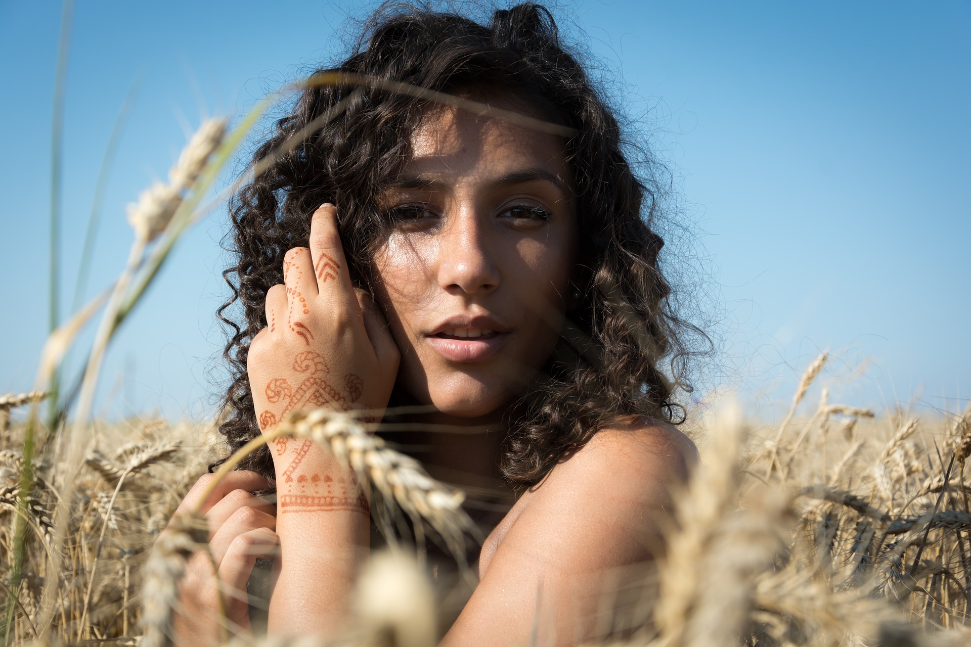 curly hair