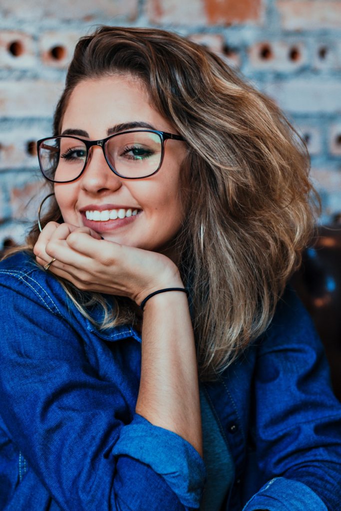 girl with a beautiful smile